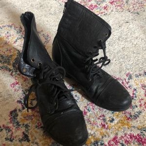 Steve Madden combat boots